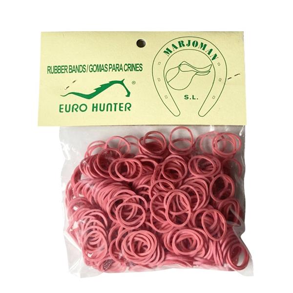 GOMAS PARA CRINES MARJOMAN GRIS. ROSA. BLANCO Y NEGRO
